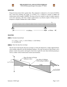 SHEAR DESIGN OF A BEAM WITH OVERHANG 2010]