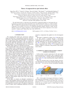 Theory of magnon-driven spin Seebeck effect 兲, Jiang Xiao (萧江