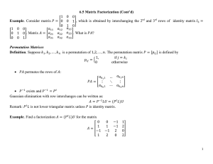 6.5 Matrix Factorization (Cont’d) Example  [