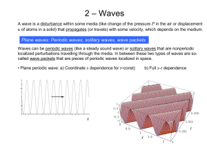 2 – Waves P u