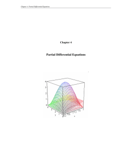 Partial Differential Equations  Chapter 4