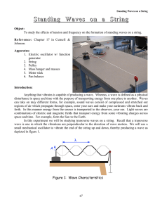 Standing  Waves  on  a  String