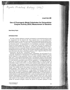 48 Use of  Fluorogenic Model Substrates for Extracellular CHAPTER