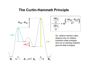 ( ) The Curtin-Hammett Principle e