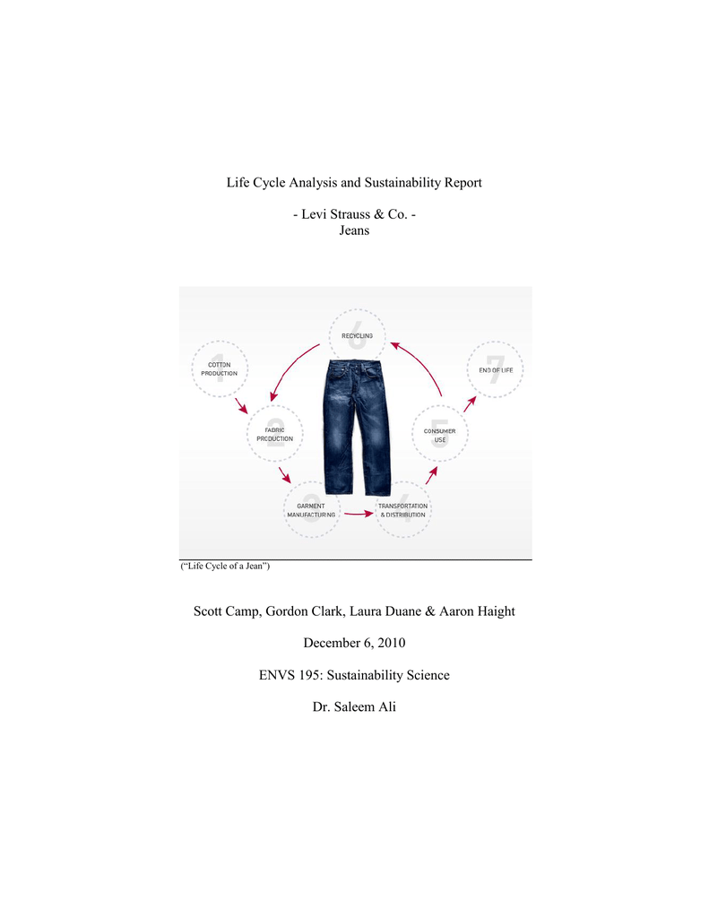 Sustainability Report Jeans