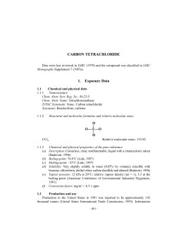 safety material data tetrachloride carbon sheet Environmental  UCLA Safety & Health