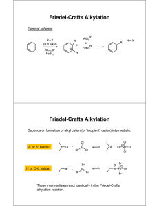 Friedel-Crafts Alkylation