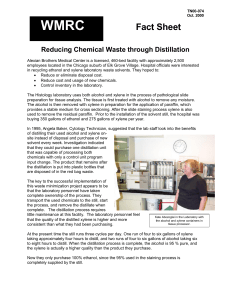 Fact Sheet Reducing Chemical Waste through Distillation