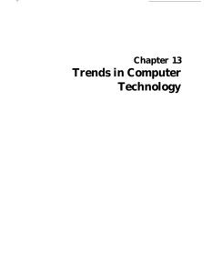 Trends in Computer Technology Chapter 13