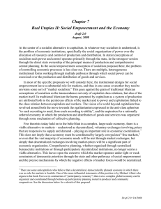 Chapter 7 Real Utopias II: Social Empowerment and the Economy