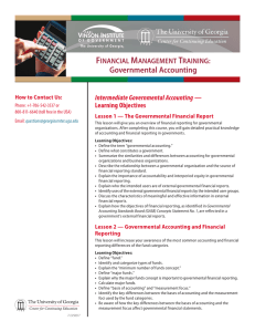 F M T Governmental Accounting