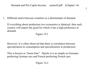 Demand and Per-Capita Income:    unotes9.pdf   ... 1 1. Different tastes between countries as a determinant of demand.