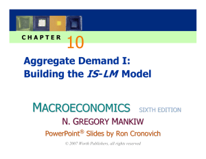 10 M ACROECONOMICS IS