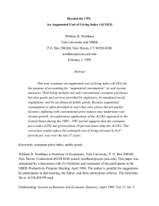 Beyond the CPI: An Augmented Cost of Living Index (ACOLI)