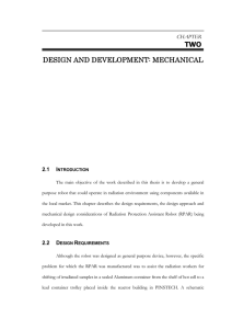 TWO  DESIGN AND DEVELOPMENT: MECHANICAL CHAPTER