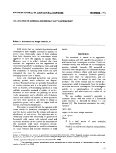 SOUTHERN  JOURNAL  OF AGRICULTURAL  ECONOMICS DECEMBER,  1974