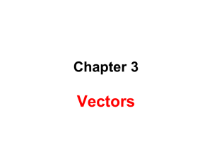 Vectors Chapter 3