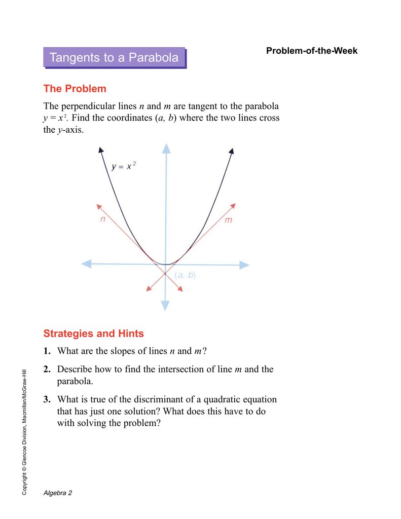 tangents-to-a-parabola-the-problem-strategies-and-hints-n