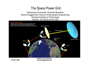 The Space Power Grid