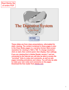 The Digestive System © Jim Swan Real Media file of entire PDF