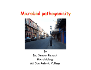 Microbial pathogenicity Microbial pathogenicity By