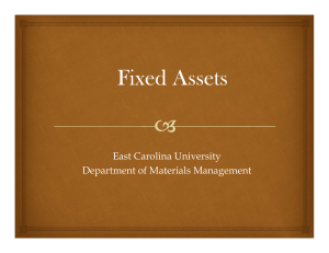 East Carolina University Department of Materials Management