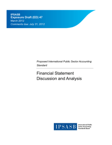 Financial Statement Discussion and Analysis Exposure Draft (ED) 47
