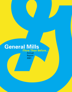 General Mills More Than Before... Annual Report