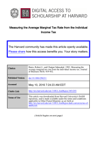 Measuring the Average Marginal Tax Rate from the Individual Income Tax