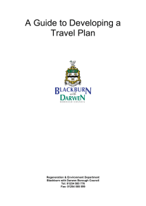 A Guide to Developing a Travel Plan