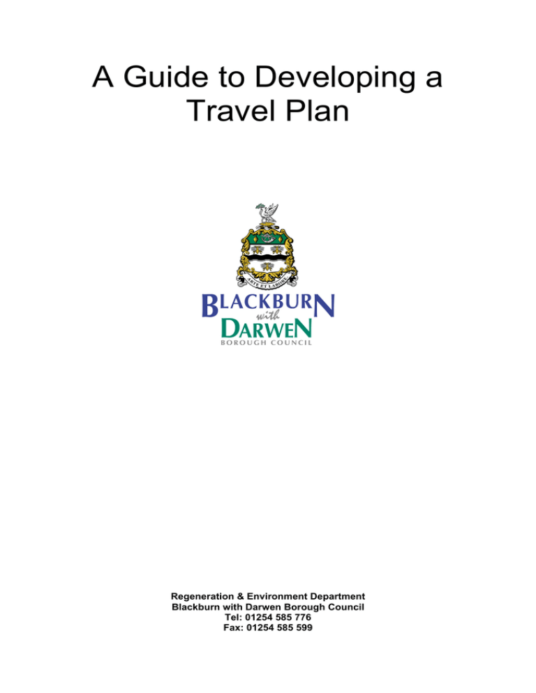 darlington travel plan guidance
