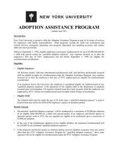ADOPTION ASSISTANCE PROGRAM