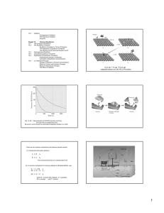 14.6 Catalysis Homogeneous Catalysis Heterogeneous Catalysis