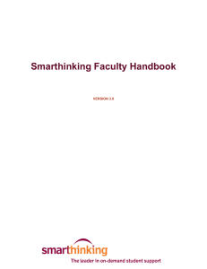 Smarthinking Faculty Handbook  VERSION 3.0