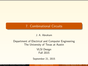7. Combinational Circuits
