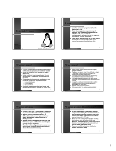 Linux Embedded Linux