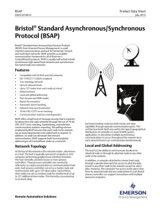 Bristol Standard Asynchronous/Synchronous Protocol (BSAP)