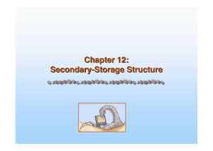 Chapter 12: Secondary-Storage Structure