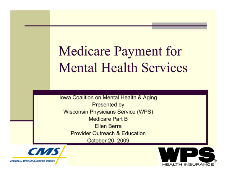 Does Medicare Pay For Mental Health Case Management Services