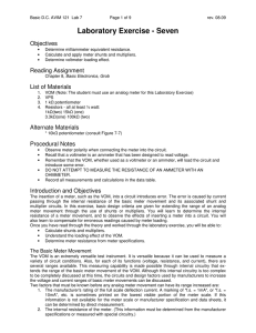 Laboratory Exercise - Seven Objectives