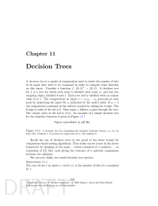 Decision Trees Chapter 11