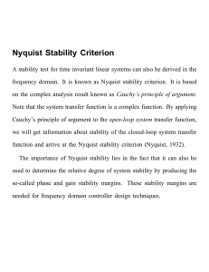 Nyquist Stability Criterion