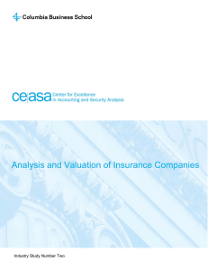 Analysis and Valuation of Insurance Companies  Industry Study Number Two