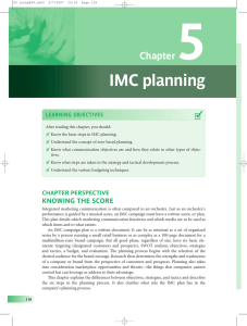5 IMC planning Chapter