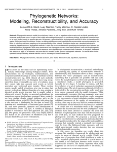 Phylogenetic Networks: Modeling, Reconstructibility, and Accuracy