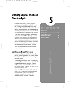 5 Working Capital and Cash Flow Analysis