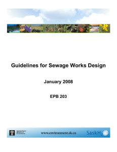 Guidelines for Sewage Works Design  January 2008 EPB 203