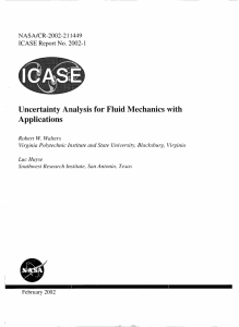 Uncertainty Analysis Mechanics Applications