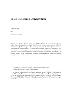 Price-Increasing Competition