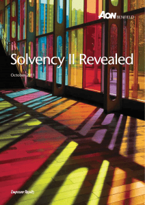 Solvency II Revealed October 2011